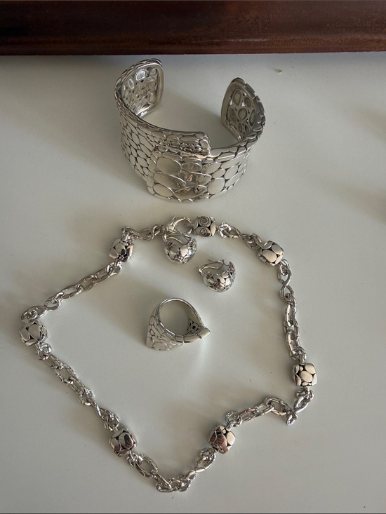 John Hardy Jewelry - John Hardy Kali Silver Bracelet, Necklace, Ring & Earrings Set